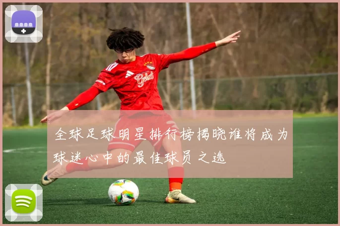 全球足球明星排行榜揭晓谁将成为球迷心中的最佳球员之选