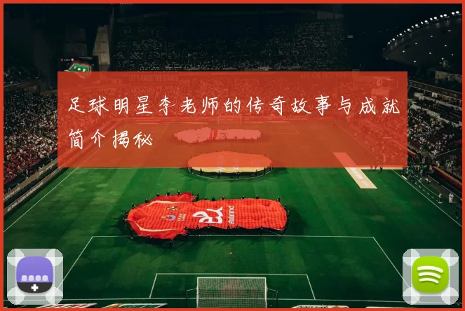 足球明星李老师的传奇故事与成就简介揭秘